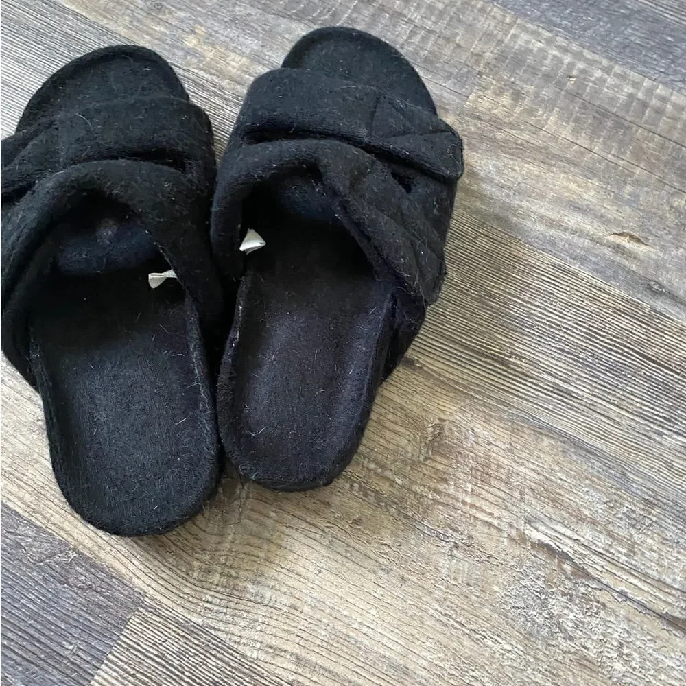 Terry material platform sandals  #6